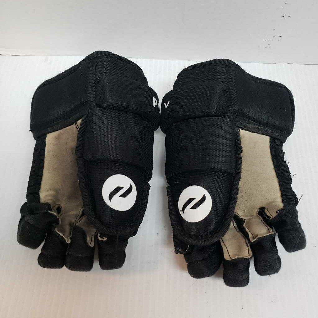 Pure Hockey Black Hockey Gloves Size Youth 10" Preowned