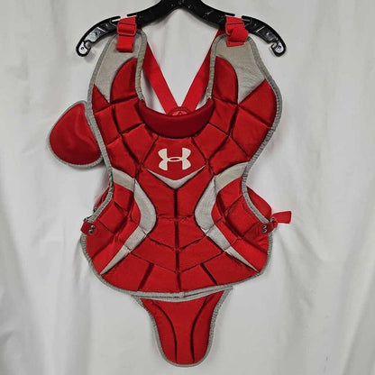 Under Armour UACP2-JRVS Junior Victory Series Chest Protector | Size: 14.5" | Red | Age Range: 9-11yrs