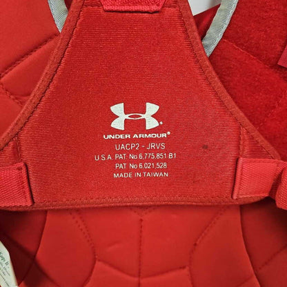 Under Armour UACP2-JRVS Junior Victory Series Chest Protector | Size: 14.5" | Red | Age Range: 9-11yrs