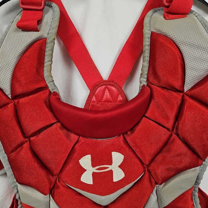 Under Armour UACP2-JRVS Junior Victory Series Chest Protector | Size: 14.5" | Red | Age Range: 9-11yrs