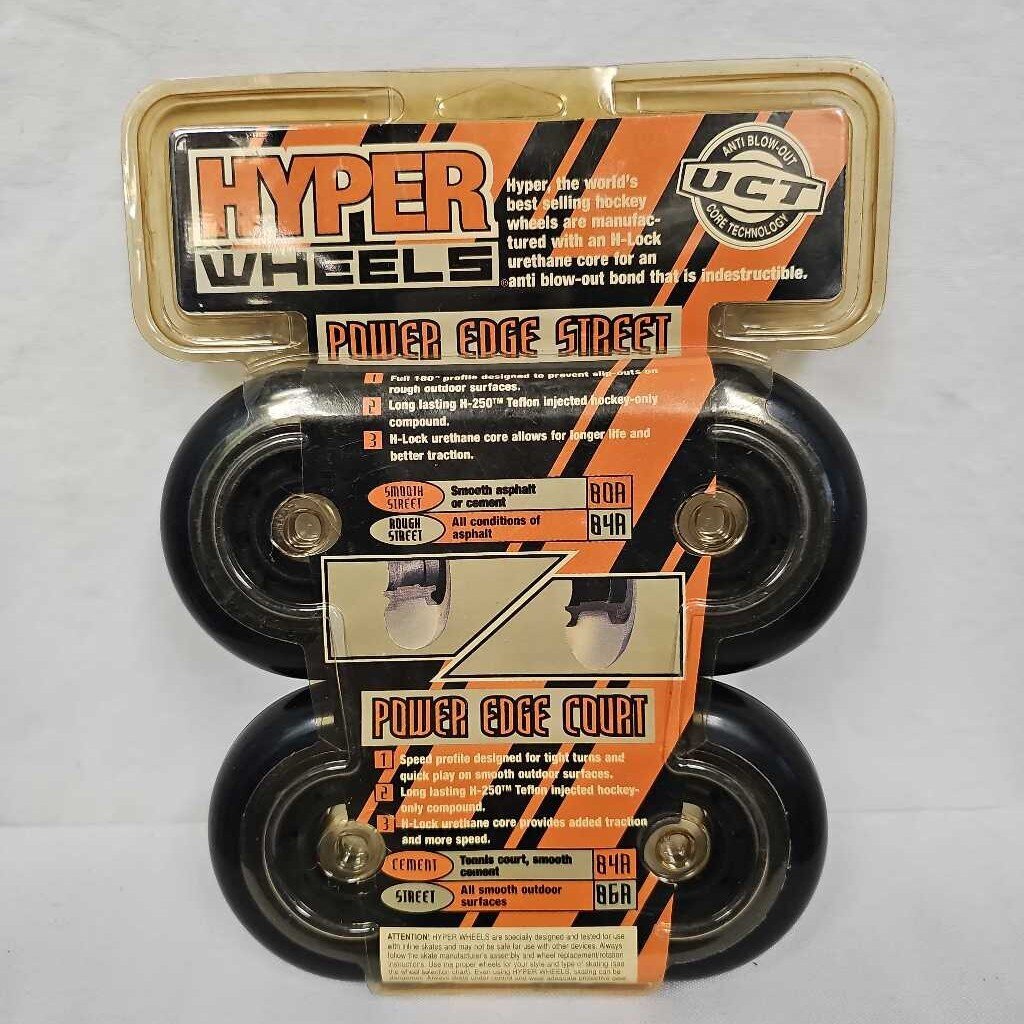Hyper Wheels Hockey Power Edge Inline Wheels- 4 pack