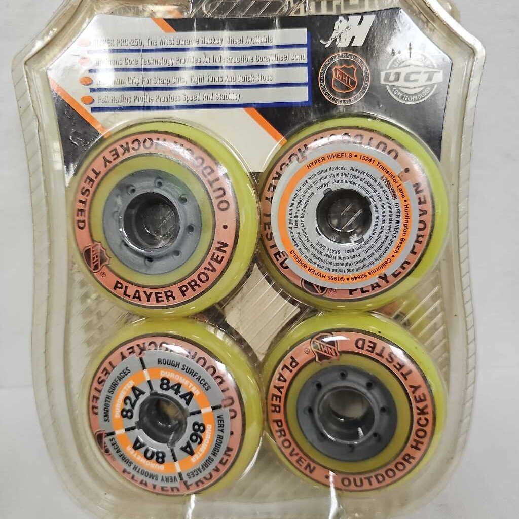 Hyper Wheels NHL Pro 250 Inline Wheels - 4 pack