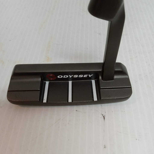 Odyssey Toe Up Putter with Original Super Stroke 1.0 Flatso Grip Mens Left Hand