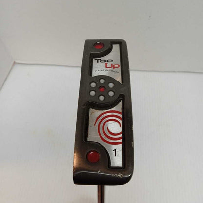 Odyssey Toe Up Putter with Original Super Stroke 1.0 Flatso Grip Mens Left Hand