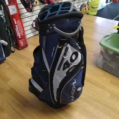 Maxfli 4.0 U/Series 14 Way Golf Cart Bag Navy Blue/Grey Size Senior Preowned