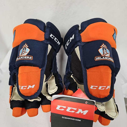 CCM Tacks 65C Islanders Hockey Gloves - Size 13"