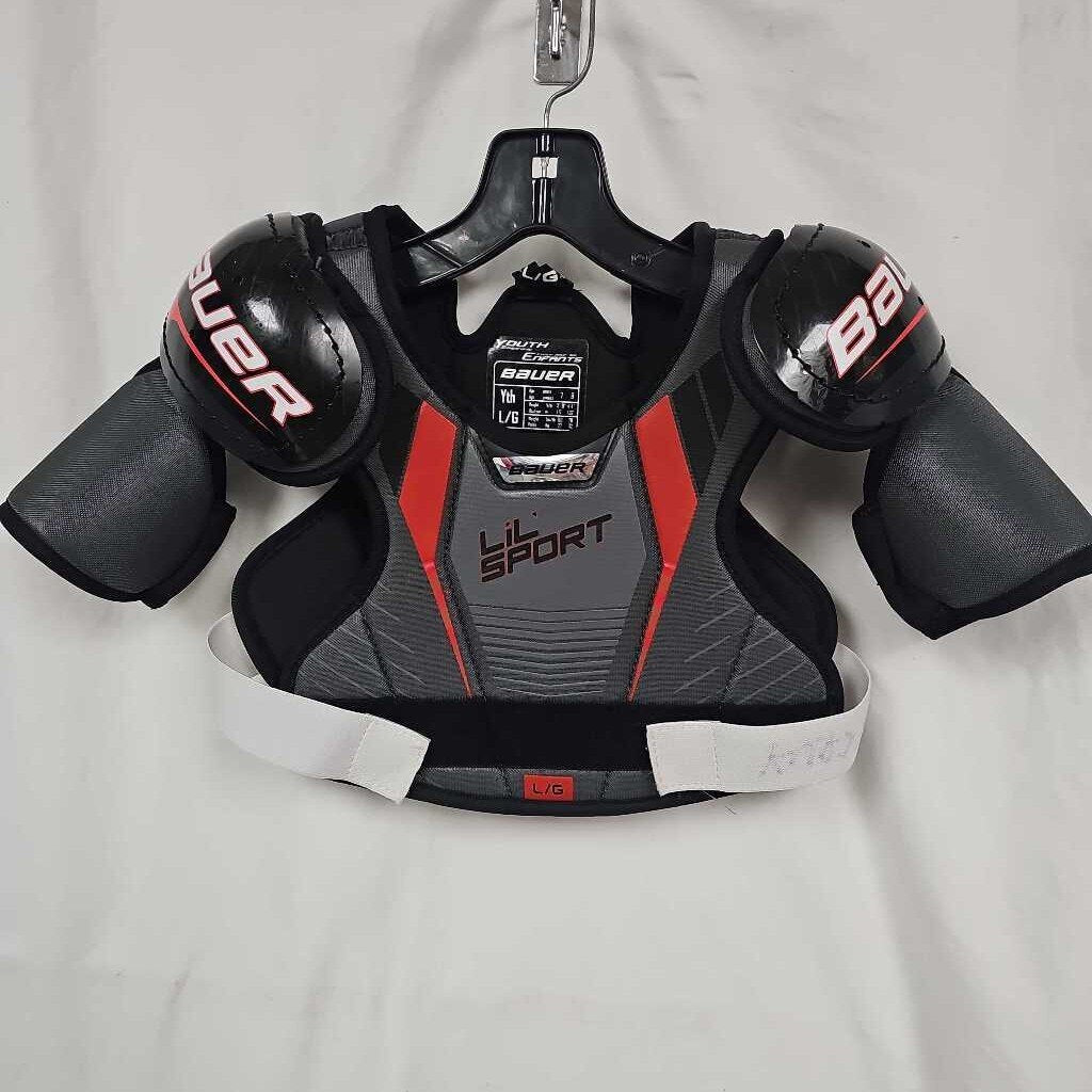 Bauer Lil Rookie Youth Hockey Shoulder Pads - Size Large