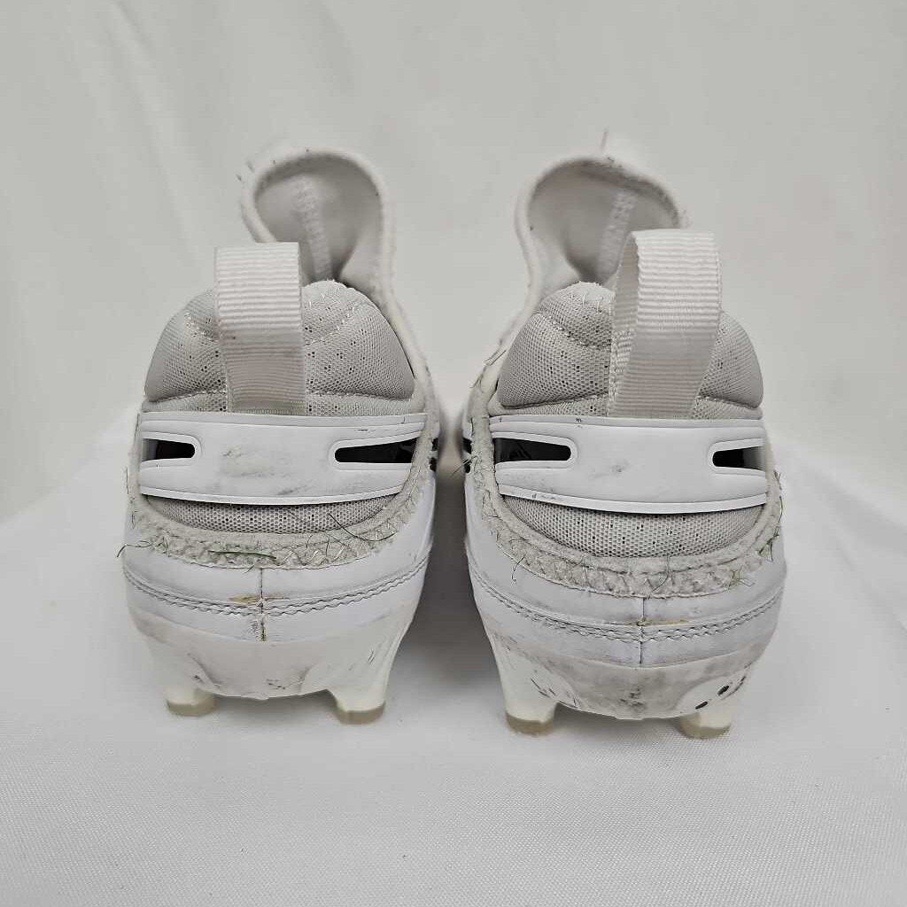 Nike Huarache 9 Varsity LAX Lacrosse Cleats | Men's 12 | White/Black | Used