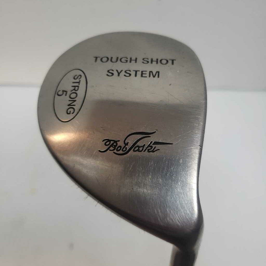Bob Toski Tough Shot Offset 5 Wood Mens Right Hand Reg Flex Graph Preowned