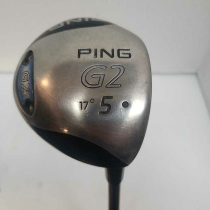 Ping G2 17* 5 Wood Mens Right Hand with Reg Flex Graph Shaft Headcover Included Preowned