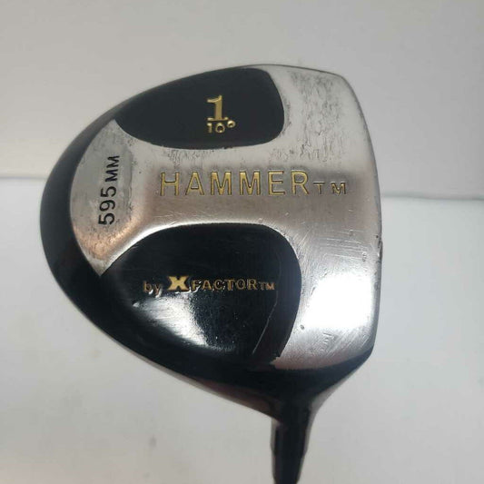 XFactor Hammer 595mm Driver 10* Mens Right Hand with Stiff Graph Shaft Preowned