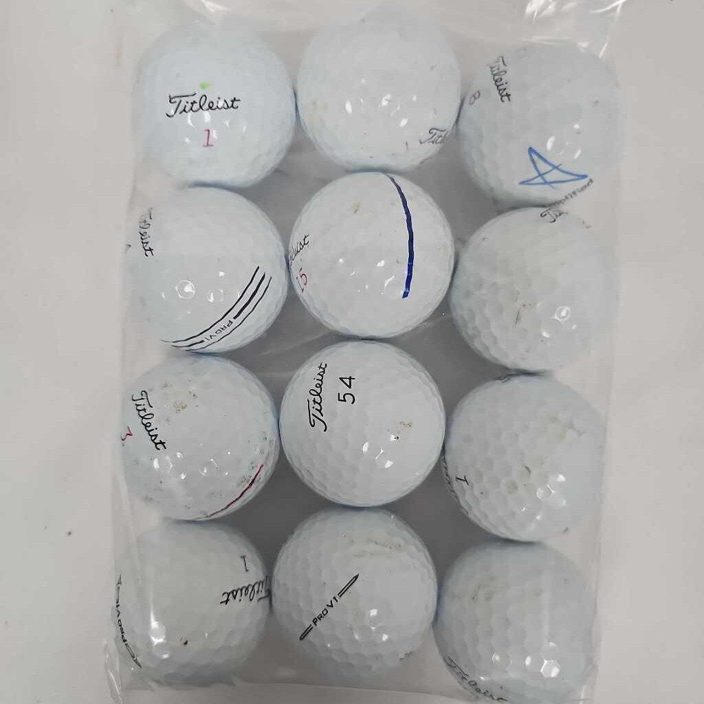 Titleist Pro V1 Mixed Bag of Golf Balls - 1 Dozen
