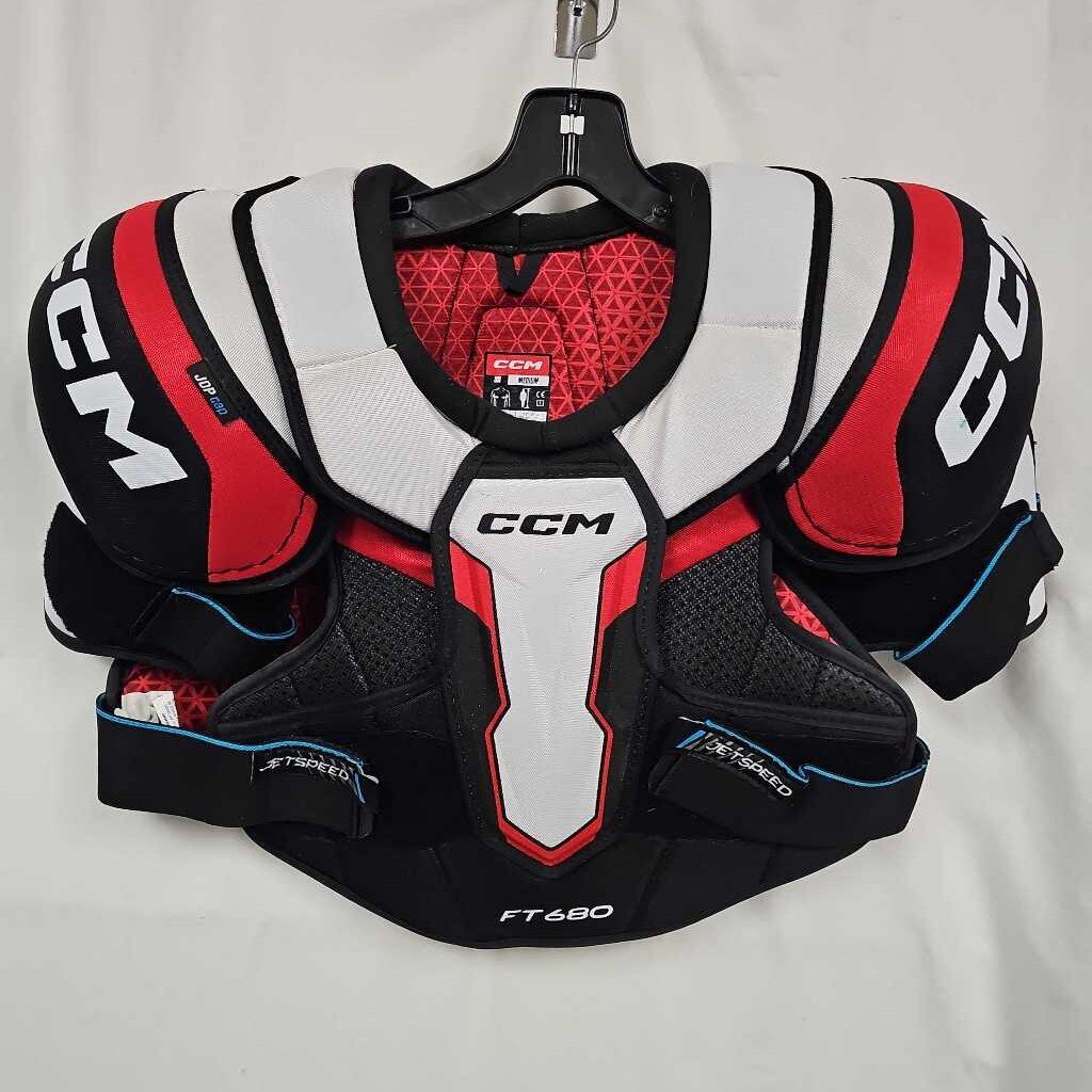 CCM Jetspeed FT680 Senior Hockey Shoulder Pads - Size Medium