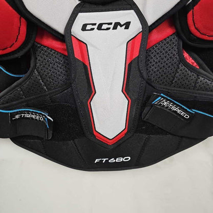 CCM Jetspeed FT680 Senior Hockey Shoulder Pads - Size Medium