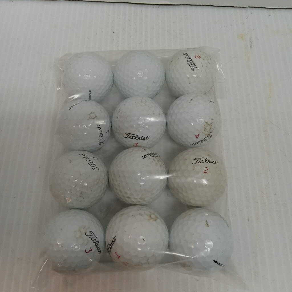 Titleist Preowned Golf Balls 1 Dozen