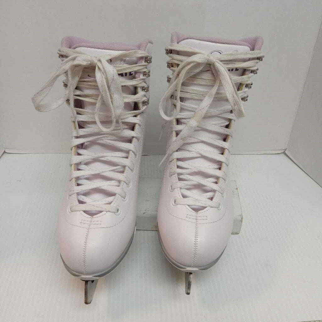 Jackson Soft Skate Figure Skates White/Purple Size 7 Preowned
