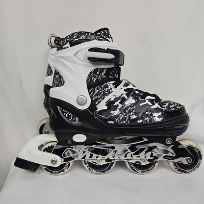 Kuxuan Sports Adjustable Inline Skates with Light Up Wheels - Sizes 3-6