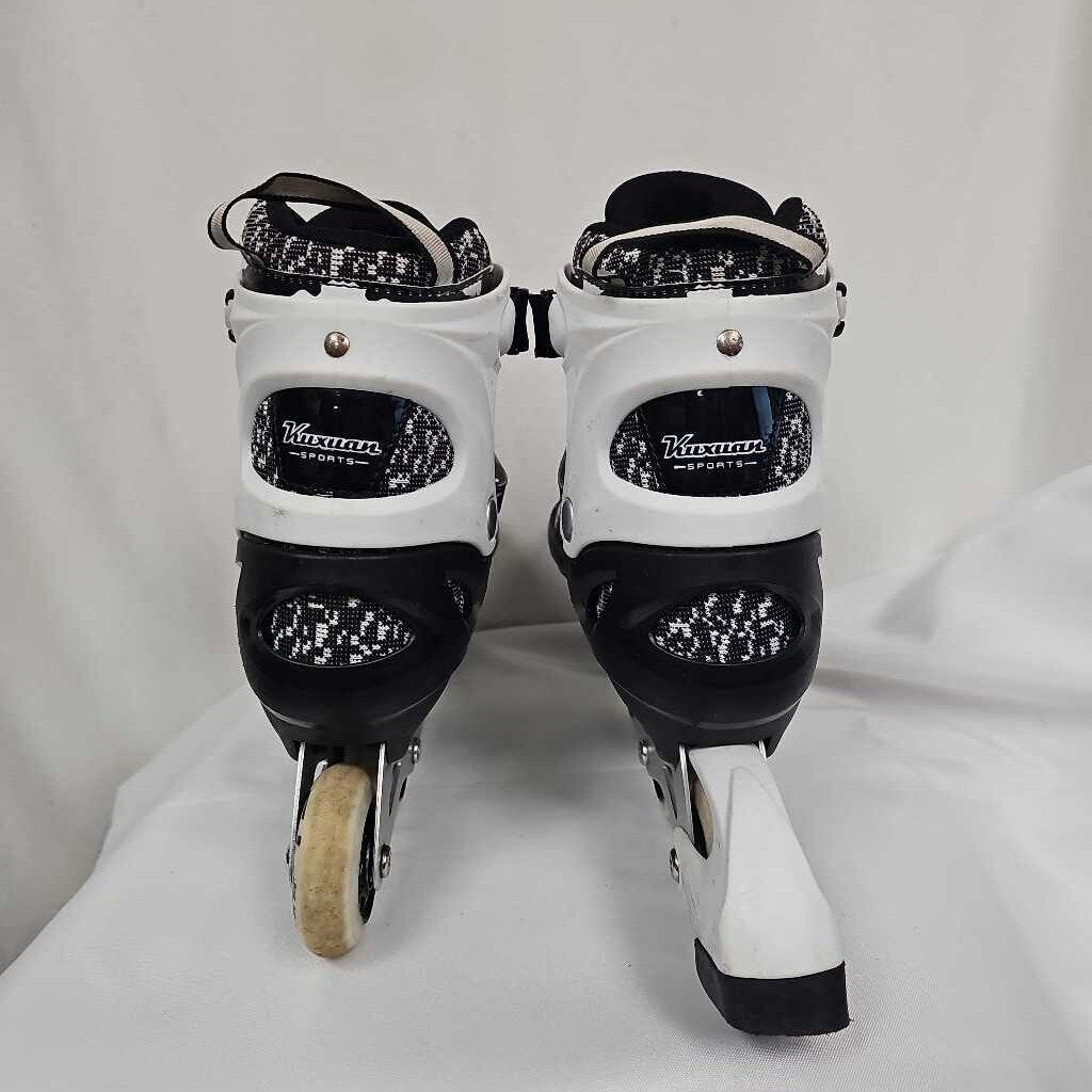 Kuxuan Sports Adjustable Inline Skates with Light Up Wheels - Sizes 3-6