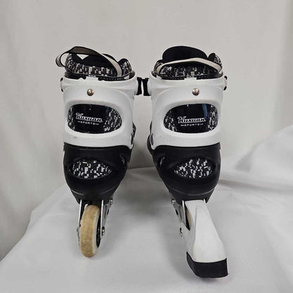 Kuxuan Sports Adjustable Inline Skates with Light Up Wheels - Sizes 3-6