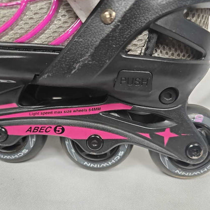 Schwinn Girls Adjustable Inline Skates - Sizes 1-4