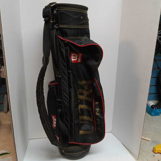 Wilson Ultra Junior Golf Bag Black/Red Size Junior Preowned