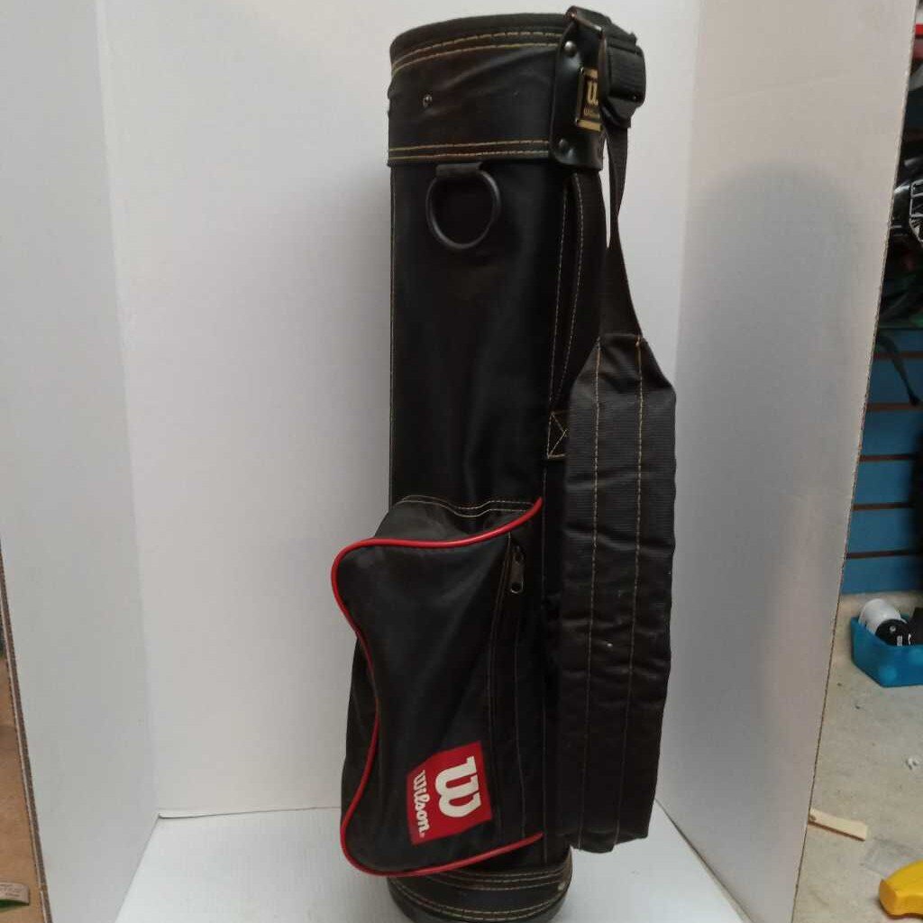 Wilson Ultra Junior Golf Bag Black/Red Size Junior Preowned