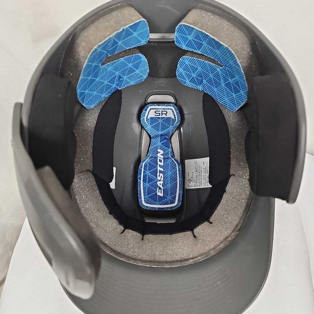 Easton Z5 2.0 Matte Senior Batting Helmet w/ Universal Jaw Guard | Charcoal | Used
