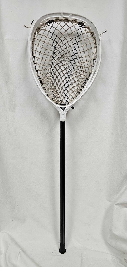 East Coast Dyes Impact Elite Complete Lacrosse Goalie Stick | White | Used