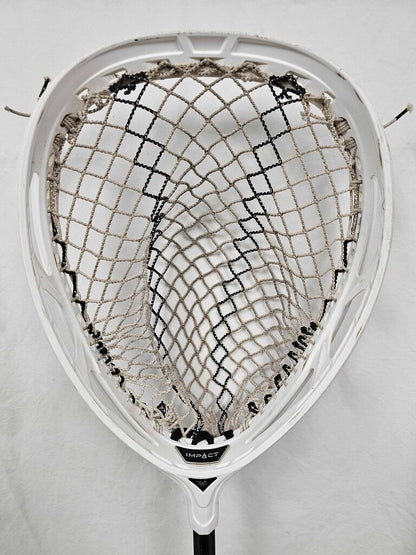 East Coast Dyes Impact Elite Complete Lacrosse Goalie Stick | White | Used