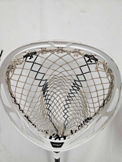East Coast Dyes Impact Elite Complete Lacrosse Goalie Stick | White | Used