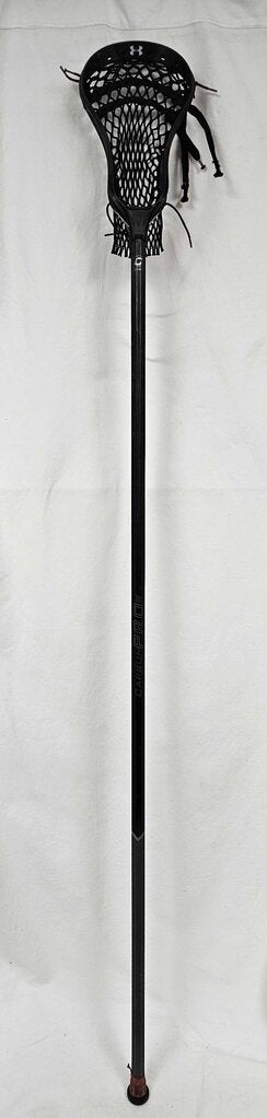 East Coast Dyes Carbon Pro 3.0 Composite Defense Lacrosse Stick w/ Under Armour NexGen Strung Head | Black | Used