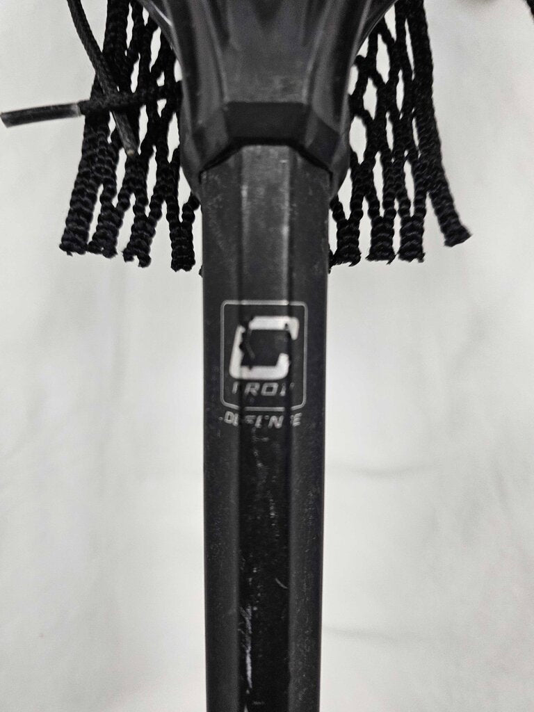 East Coast Dyes Carbon Pro 3.0 Composite Defense Lacrosse Stick w/ Under Armour NexGen Strung Head | Black | Used