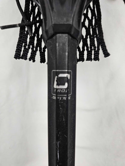 East Coast Dyes Carbon Pro 3.0 Composite Defense Lacrosse Stick w/ Under Armour NexGen Strung Head | Black | Used