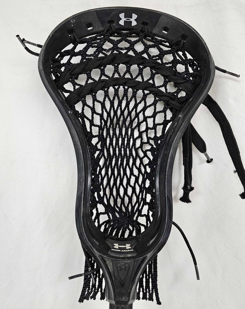 East Coast Dyes Carbon Pro 3.0 Composite Defense Lacrosse Stick w/ Under Armour NexGen Strung Head | Black | Used