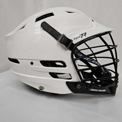 Cascade CPV-R Lacrosse Helmet | White w/ Black Mask| M/L | Used