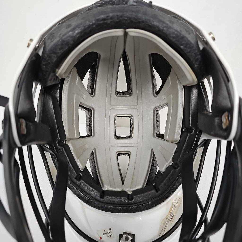 Cascade CPV-R Lacrosse Helmet | White w/ Black Mask| M/L | Used