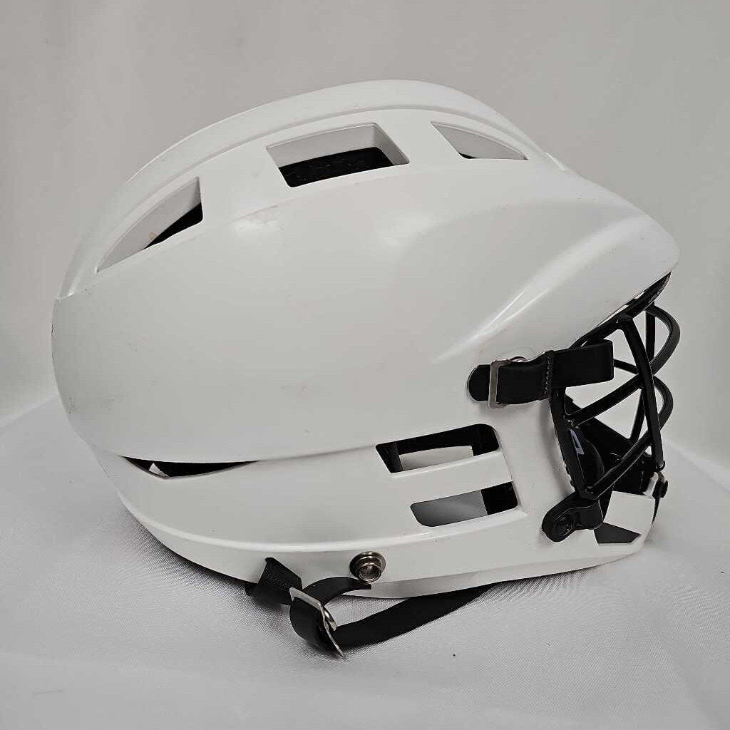 Cascade CS Youth Adjustable Lacrosse Helmet | White w/ Black Mask | Used