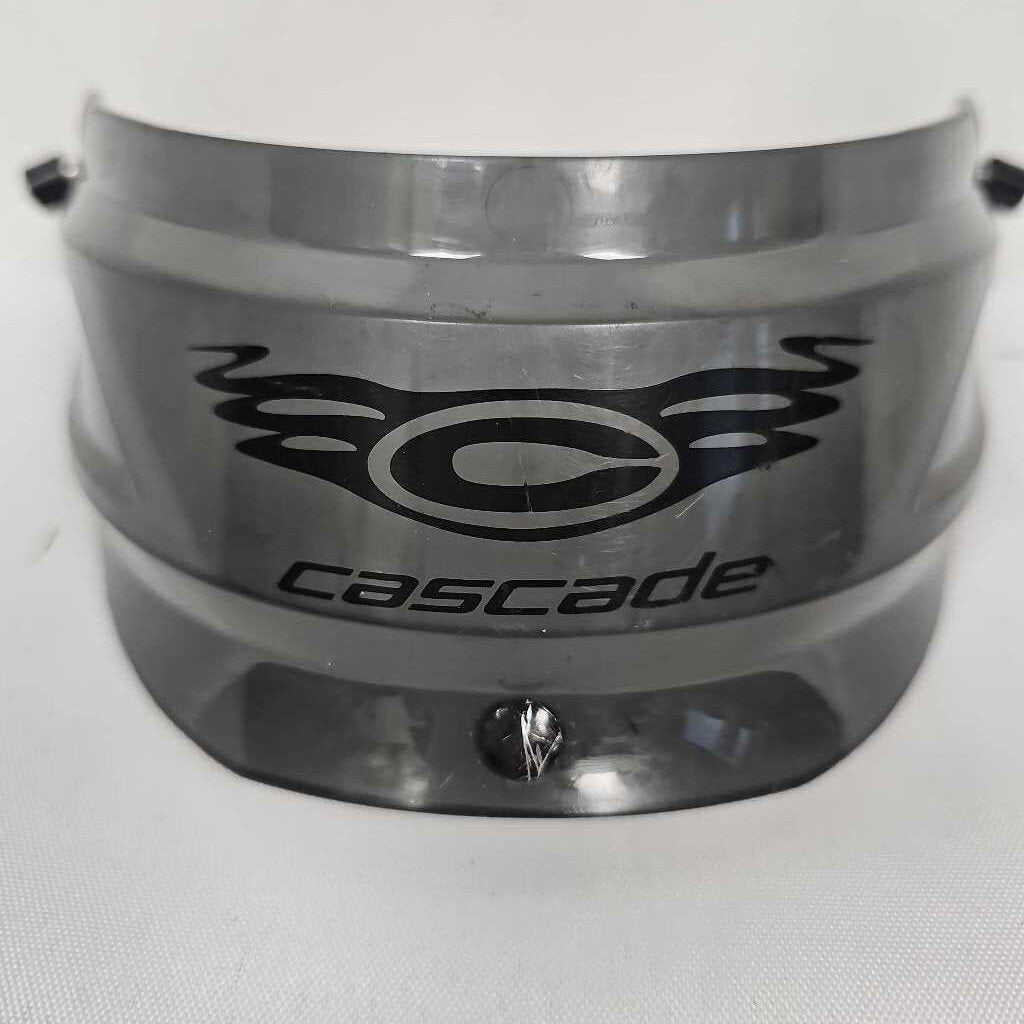 Cascade TP-S Lacrosse Goalie Throat Guard | OSFM | Smoke | Used