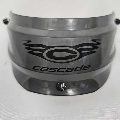 Cascade TP-S Lacrosse Goalie Throat Guard | OSFM | Smoke | Used