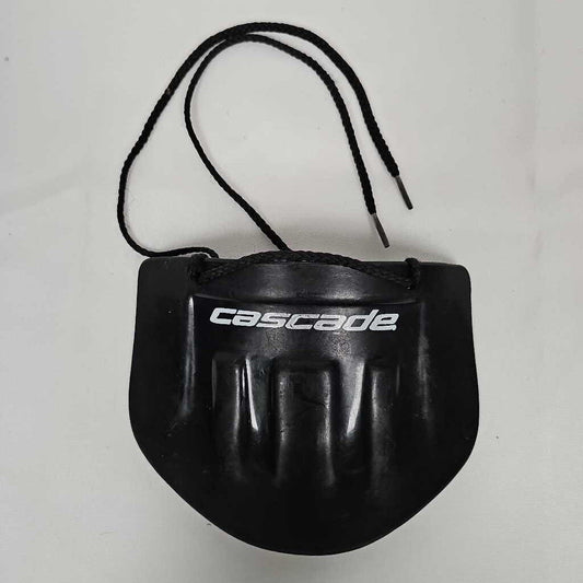 Cascade Tie-On Lacrosse Goalie Throat Guard | OSFM | Black | Used
