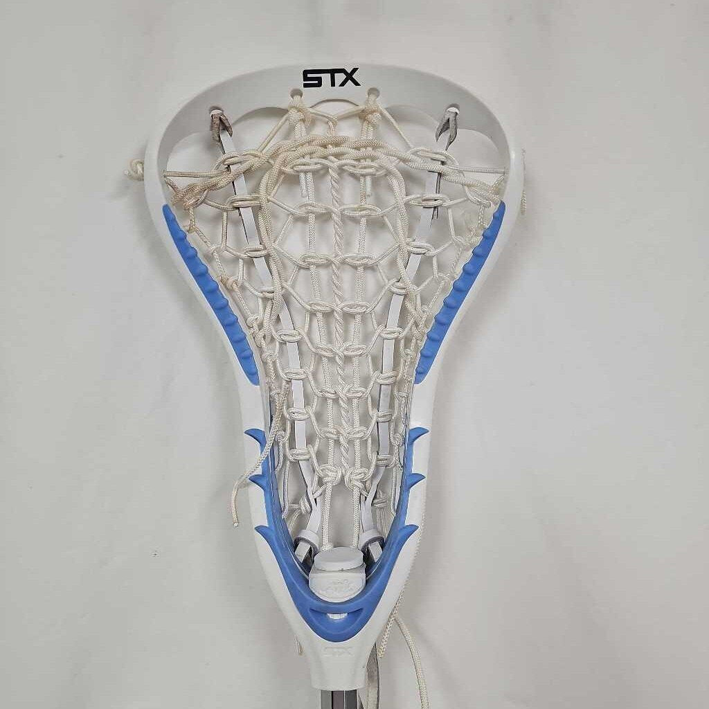 STX ATK w/ AL6000 Complete Women's Lacrosse Stick | White/Blue