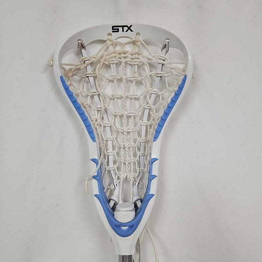 STX ATK w/ AL6000 Complete Women's Lacrosse Stick | White/Blue
