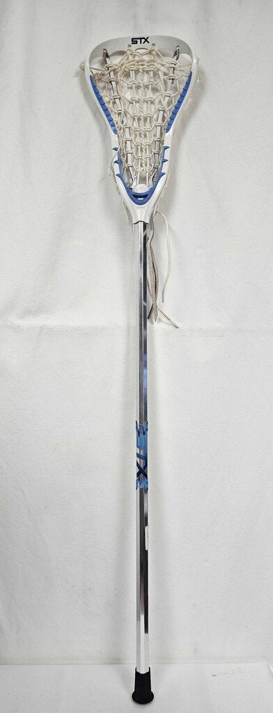 STX ATK w/ AL6000 Complete Women's Lacrosse Stick | White/Blue