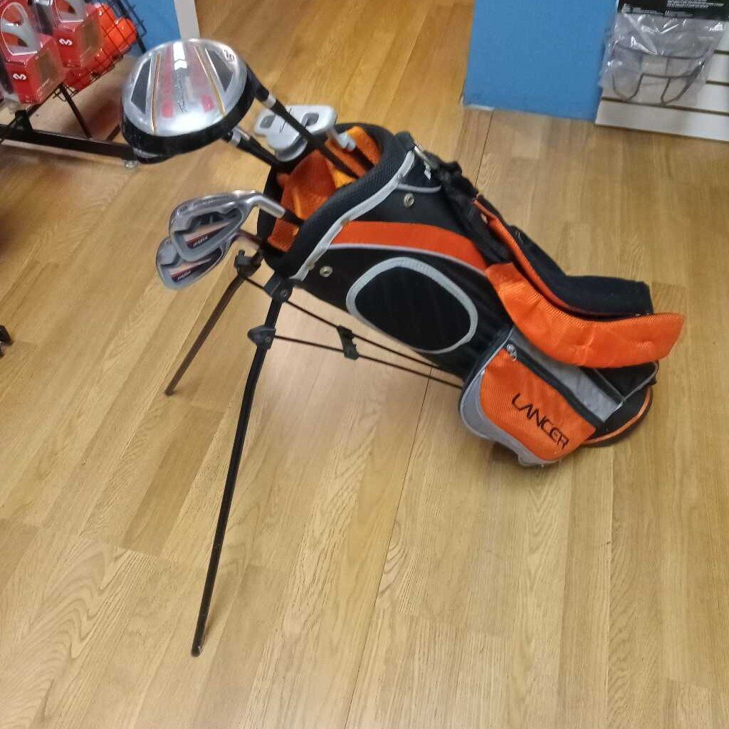 Tommy Armour HotScot Junior 6 Club Starter Set With Bag 7 - 12yrs Right Handed Includes Stand Bag Preowned