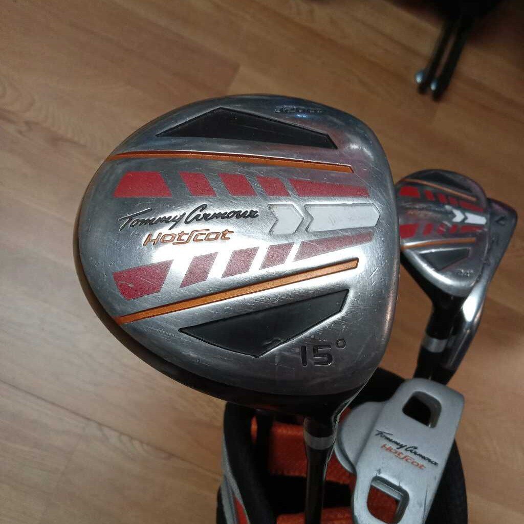 Tommy Armour HotScot Junior 6 Club Starter Set With Bag 7 - 12yrs Right Handed Includes Stand Bag Preowned