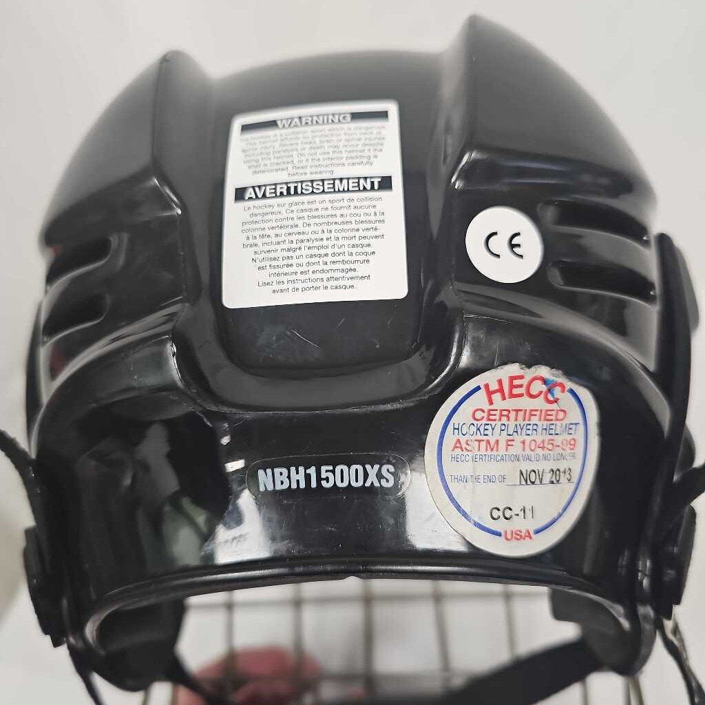 Nike Bauer 1500 Hockey Helmet Combo (EXPIRED) - Size XS