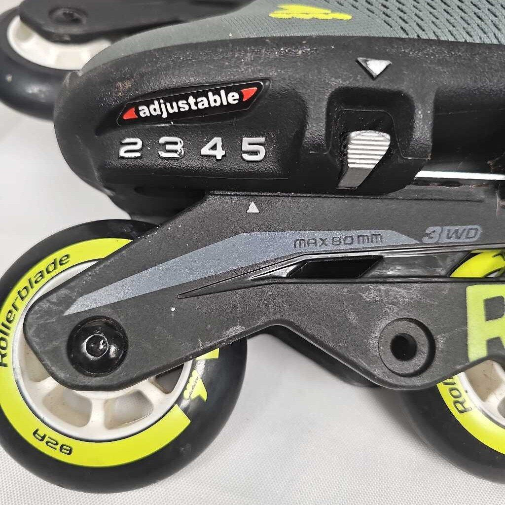 Rollerblade Microblade Free 3WD Adjustable Kids Inline Skates - Sizes 2-5