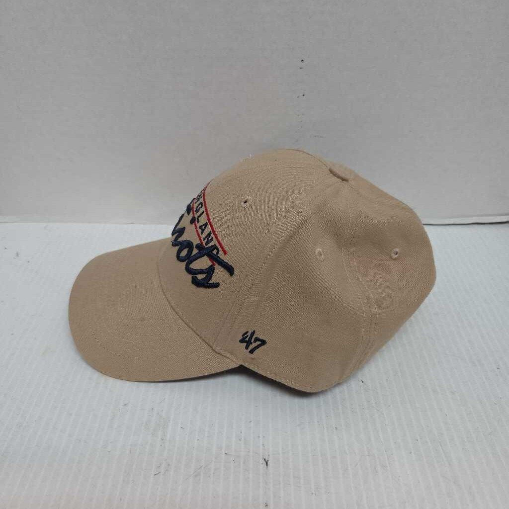 47 Brand NE Patriots Hat Beige Size Sr Adjustable Preowned