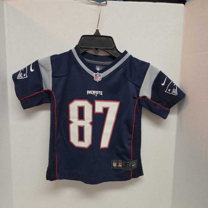 NFL NE Patriots #87 Gronkowski Jersey | Size Youth 4T | Preowned