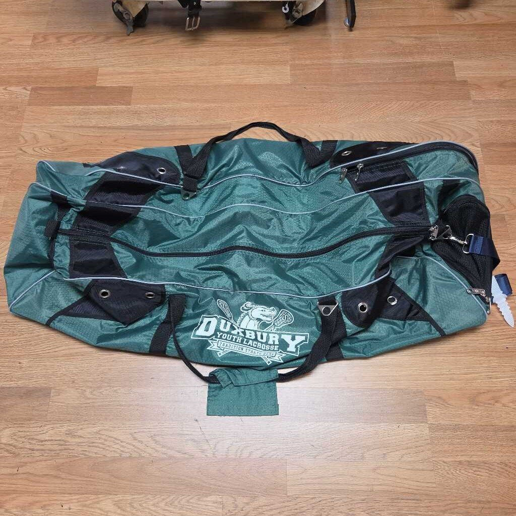 Unbranded Duxbury Youth Lacrosse Bag Green/Black Size 40" Preowned